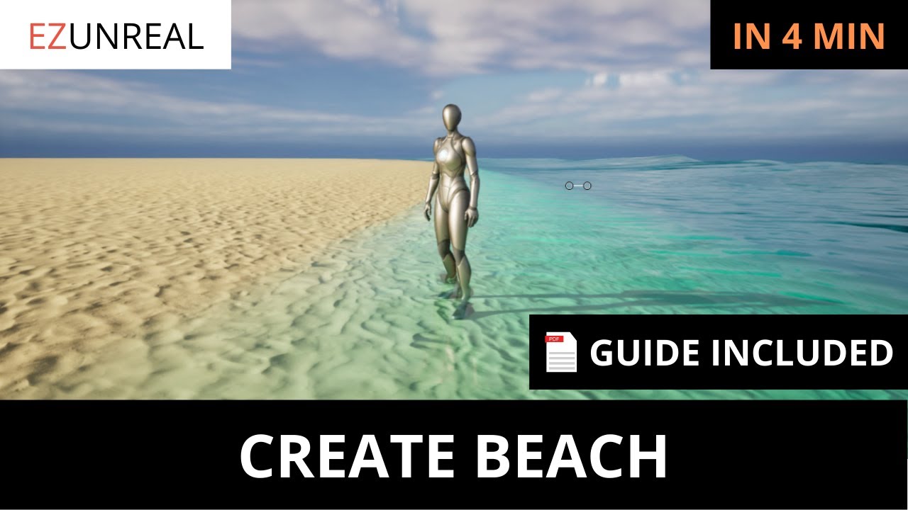 Unreal Engine 5 Tutorial for Beginners: Create Simple Beach in UE5