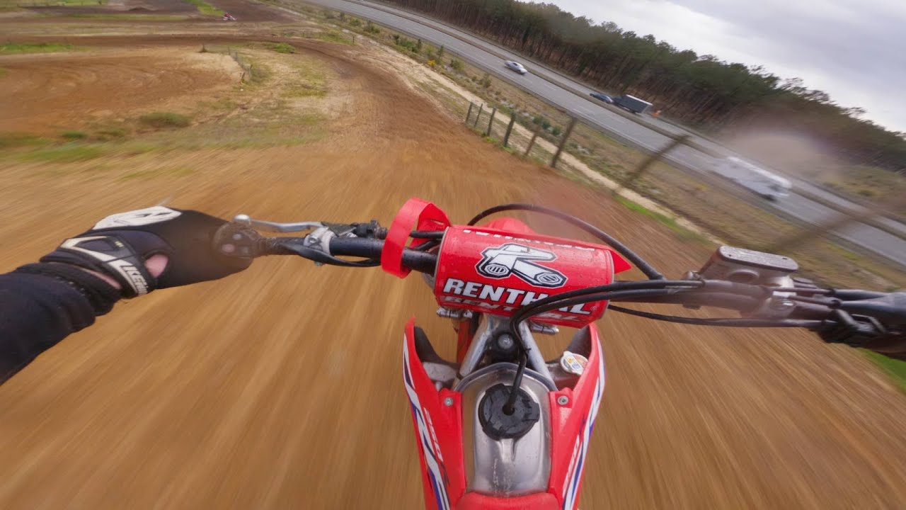 Roulage avec le 250 crf au Tyrosse Academy MC