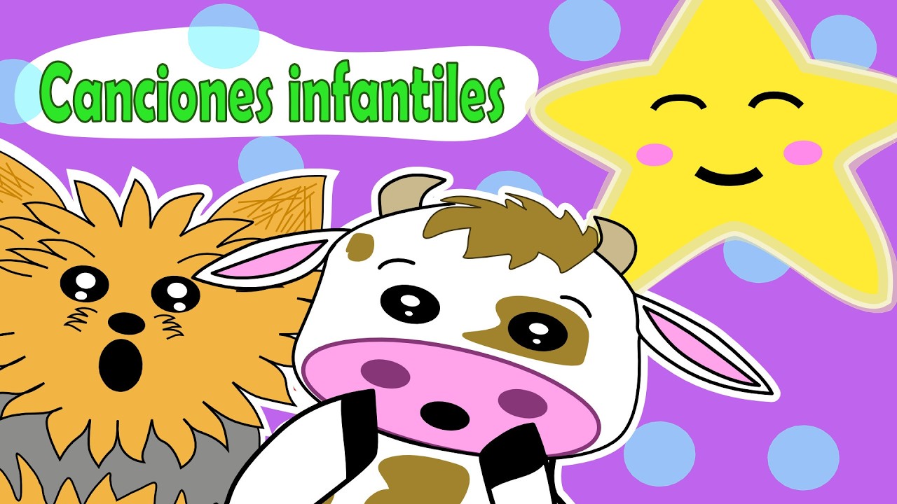 Canciones Infantiles 🎵 La Vaca Lola, Estrellita, Los Pollitos Dicen | Música para Niños