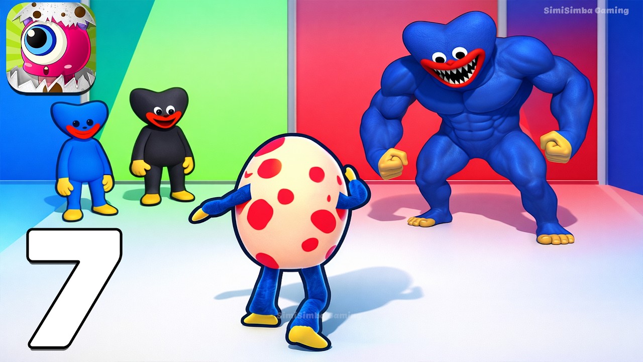 🥚Monster Egg Gameplay Walkthrough Levels 7 Hatch, Grow & Defeat Enemies (Android,iOS)