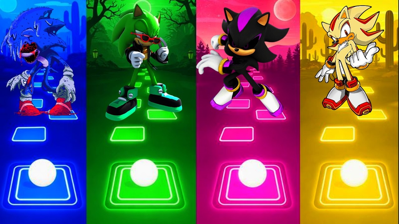 💕Sonic EXE X4💕Tiles hop EDM Rush!!