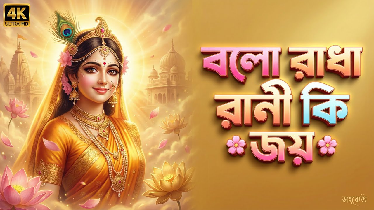 বলো রাধা রানী কি জয় 🌼| Radha Madhav Bhajan | Devotional Song #song #kirton #radharani #hindubhajan