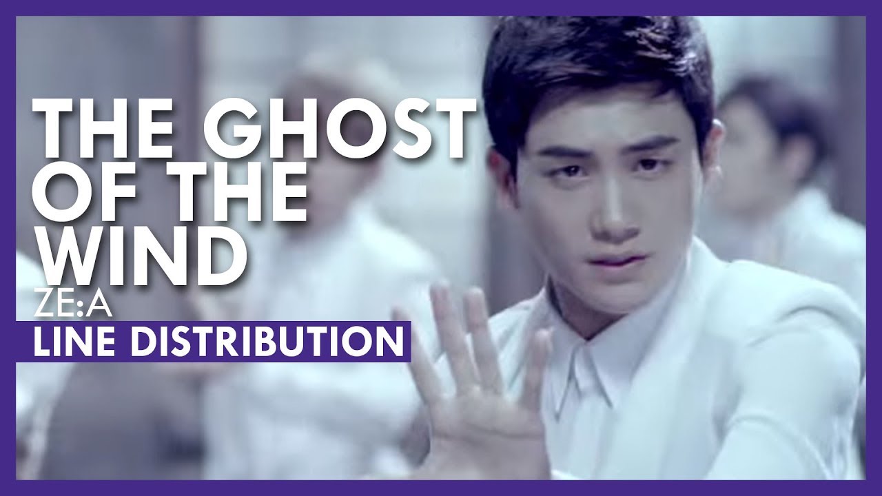 ZE:A - The Ghost of The Wind Line Distribution (Color-Coded)
