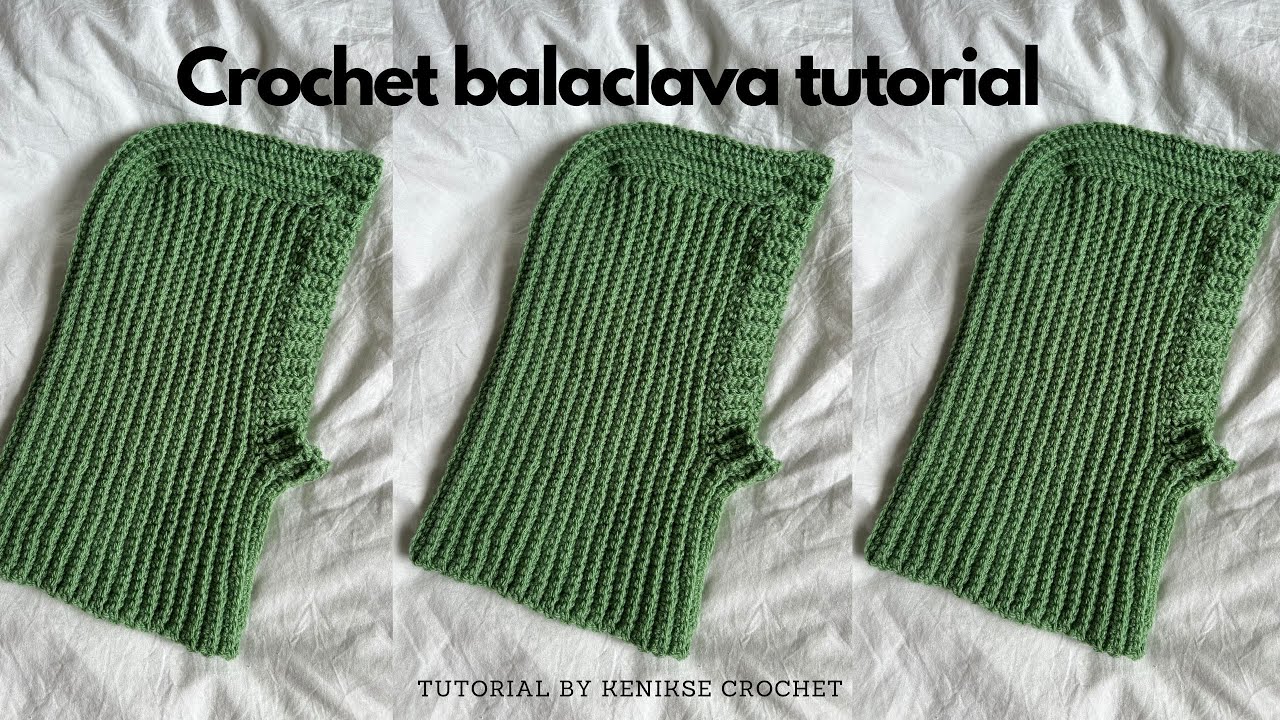 Мастер-класс по вязанию балаклавы крючком I Kenikse Crochet