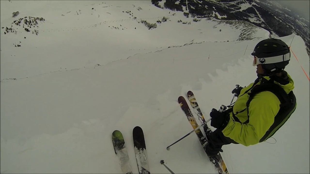 Big Sky Montana - Tits Up Gully - Skiing