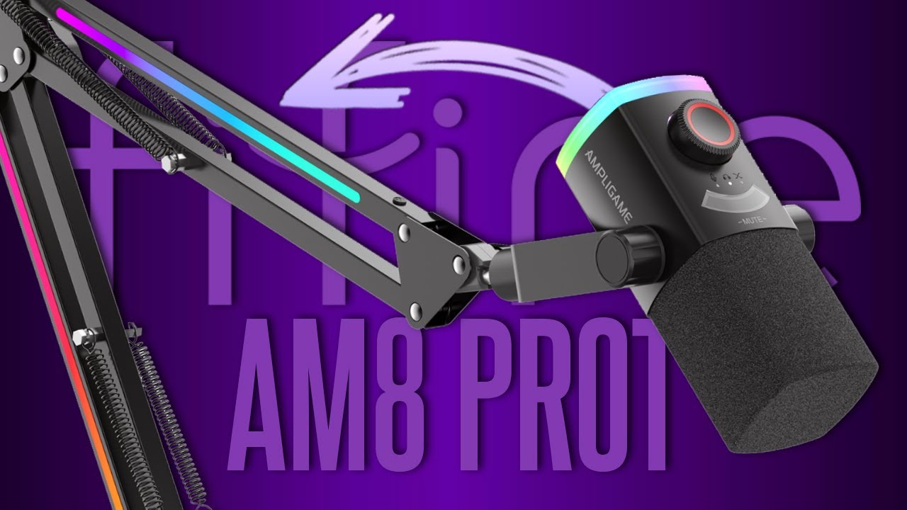 НОВЫЙ ТОПОВЫЙ МИКРОФОН С УНИКАЛЬНОЙ СТОЙКОЙ — FIFINE AM8 PROT