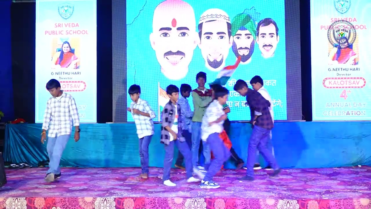 Many Cultures, One Nation 🇮🇳 | Unity in Diversity Dance  with Social Message | Sri Veda Annual Day 