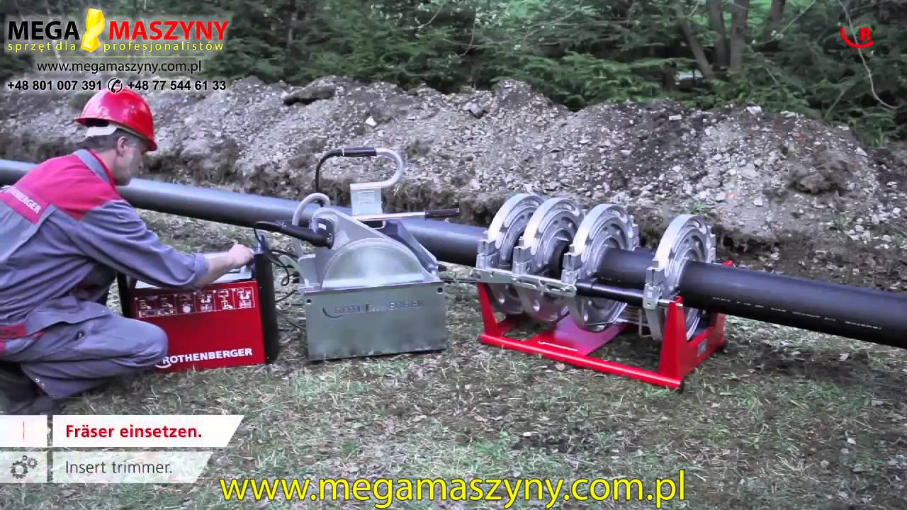 Hydrauliczna zgrzewarka doczołowa ROTHENBERGER ROWELD P 355 B CNC