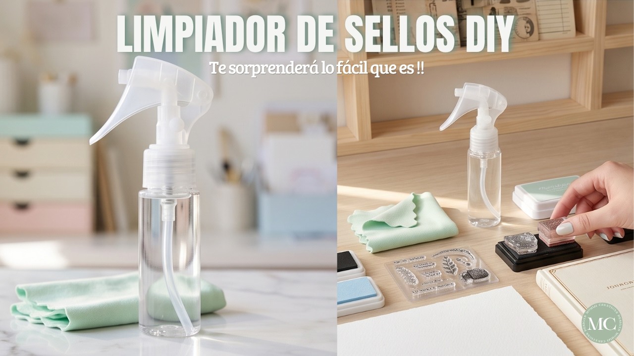 👉 Cómo hacer tu propio limpiador de sellos de scrapbooking | DIY fácil, barato y efectivo