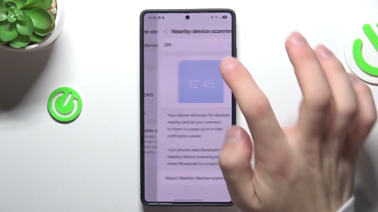Comment activer ou désactiver la détection des appareils à proximité sur SAMSUNG Galaxy S25 Ultra