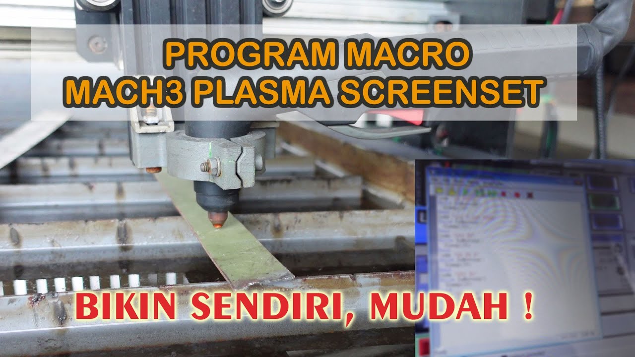 Program Macro Probing Otomatis Pada Mach3 Plasma Screenset || Rajawali 3D || Rakit 3D