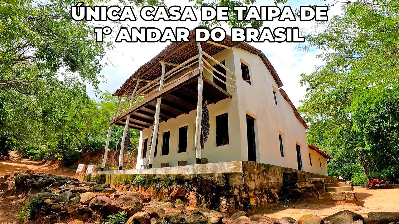 Única Casa de Taipa de Primeiro andar do Brasil Conheça o Sítio Fundão no Crato CE
