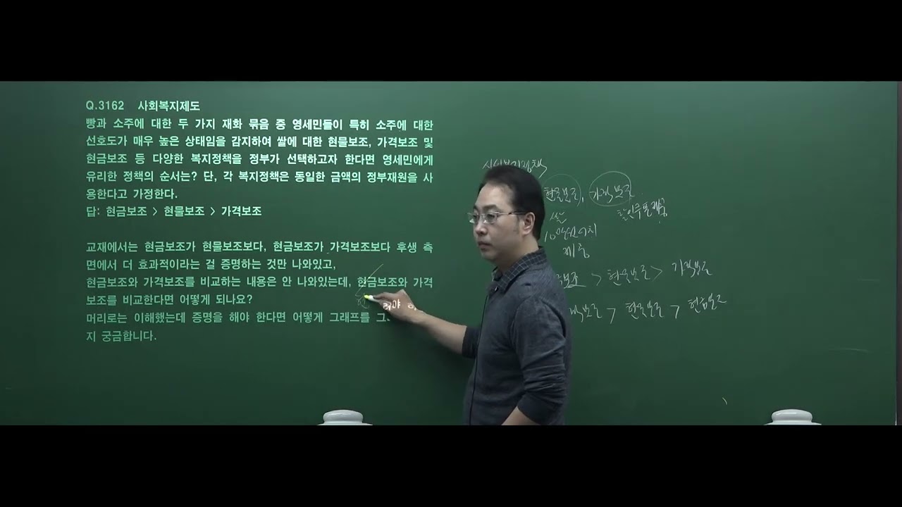 코트라경제논술 : 현물보조, 현금보조, 보조금지급, 사회복지정책