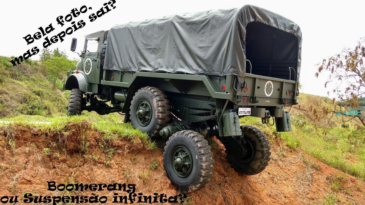 Mercedes Benz LG1519 6x6 Boomerang Mamute - apresentação e demonstração