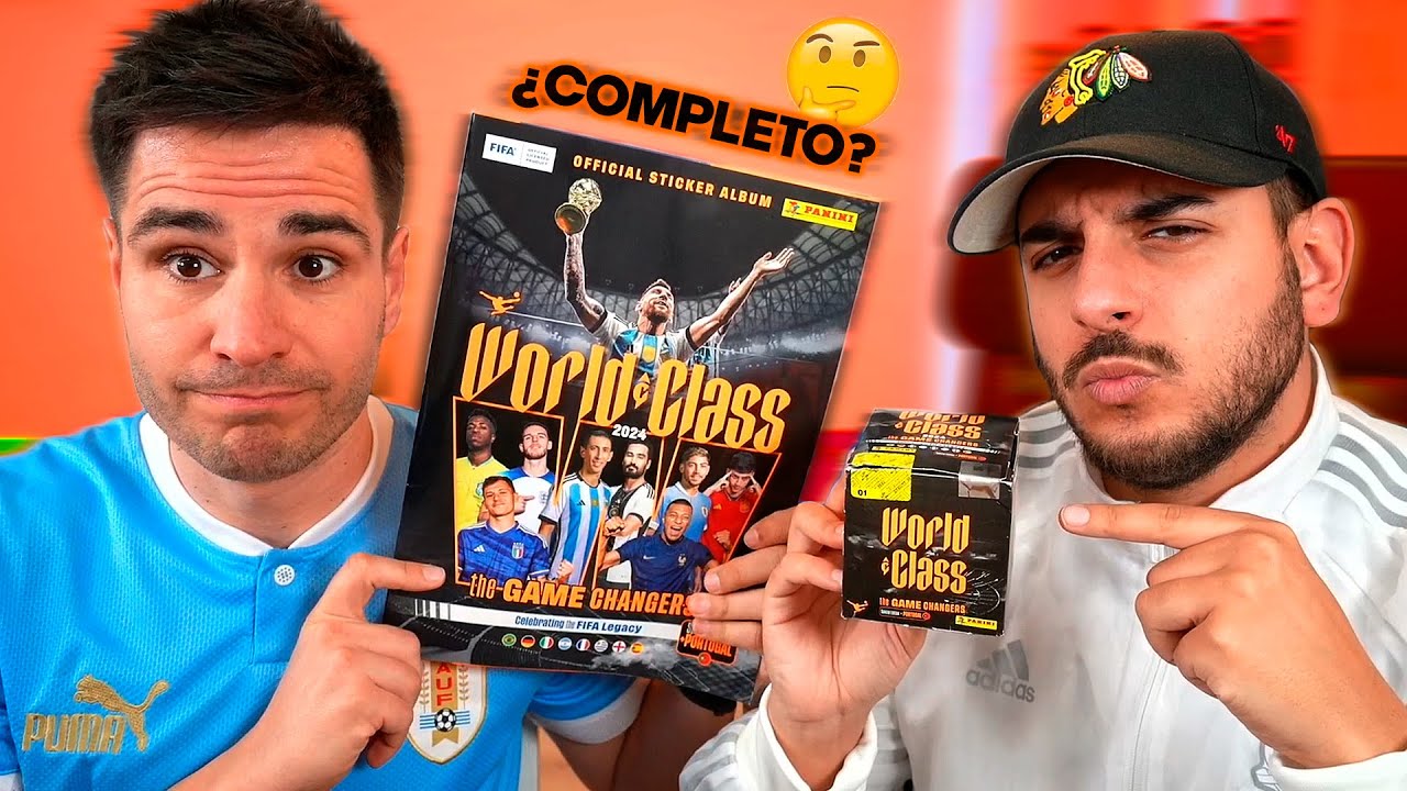 ¿COMPLETAMOS el ÁLBUM PANINI WORLD CLASS? con ROBERT PG