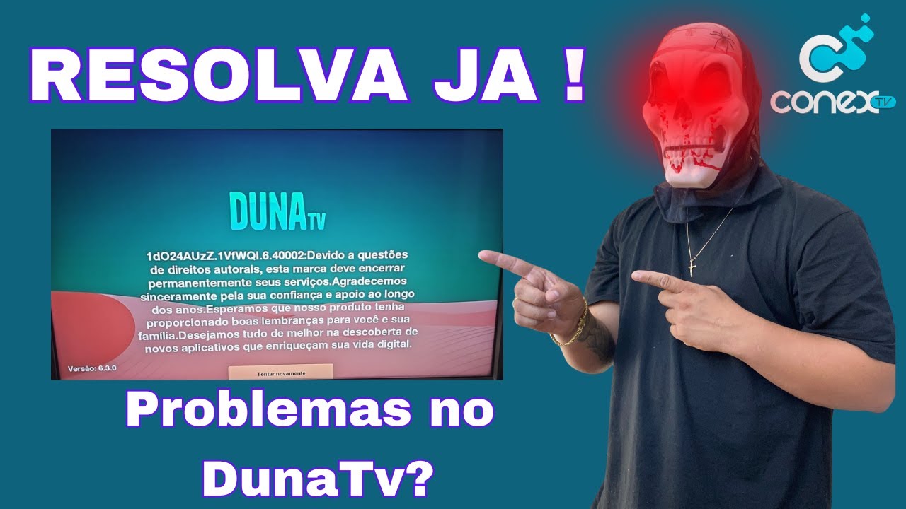 COMO VOLTAR - DunaTV / Erro DunaTV / Bloqueio DunaTV