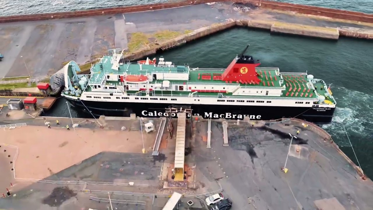 An Aerial Tour: Ardrossan North Shore To Ardrossan Harbour Via Horse Isle. V2