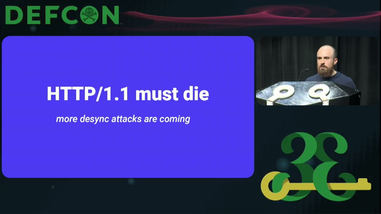 DEF CON 33 - HTTP 1 1 Must Die! The Desync Endgame  - James 'albinowax' Kettle