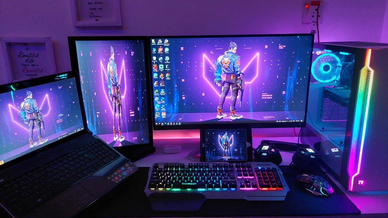 My 100Rs Gaming & Youtube Studio Tour Malayalam 2022 | Techmart360