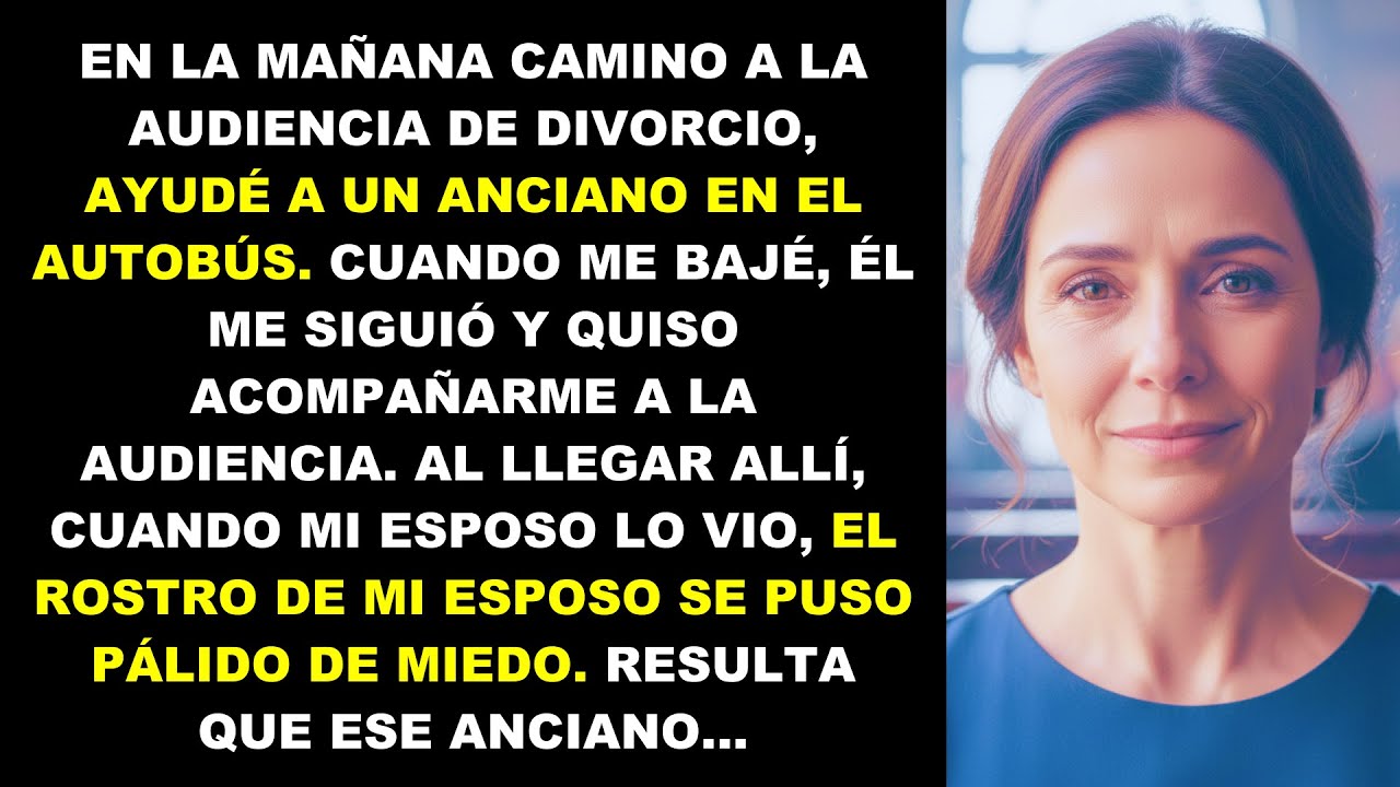 Ayudé a un anciano en el bus; era profesor de Derecho. Mi esposo, soberbio, se arrodilló al verlo!!!