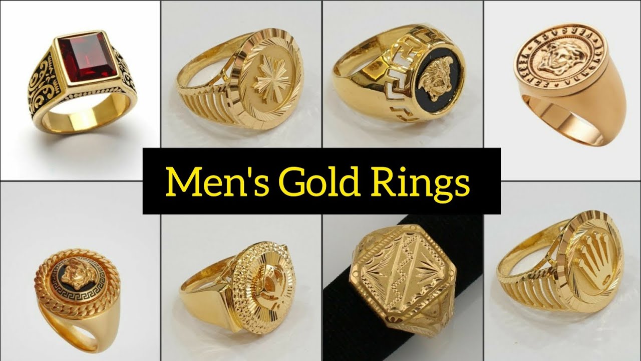 Men's Gold Rings Designs || Men gold ring 2024