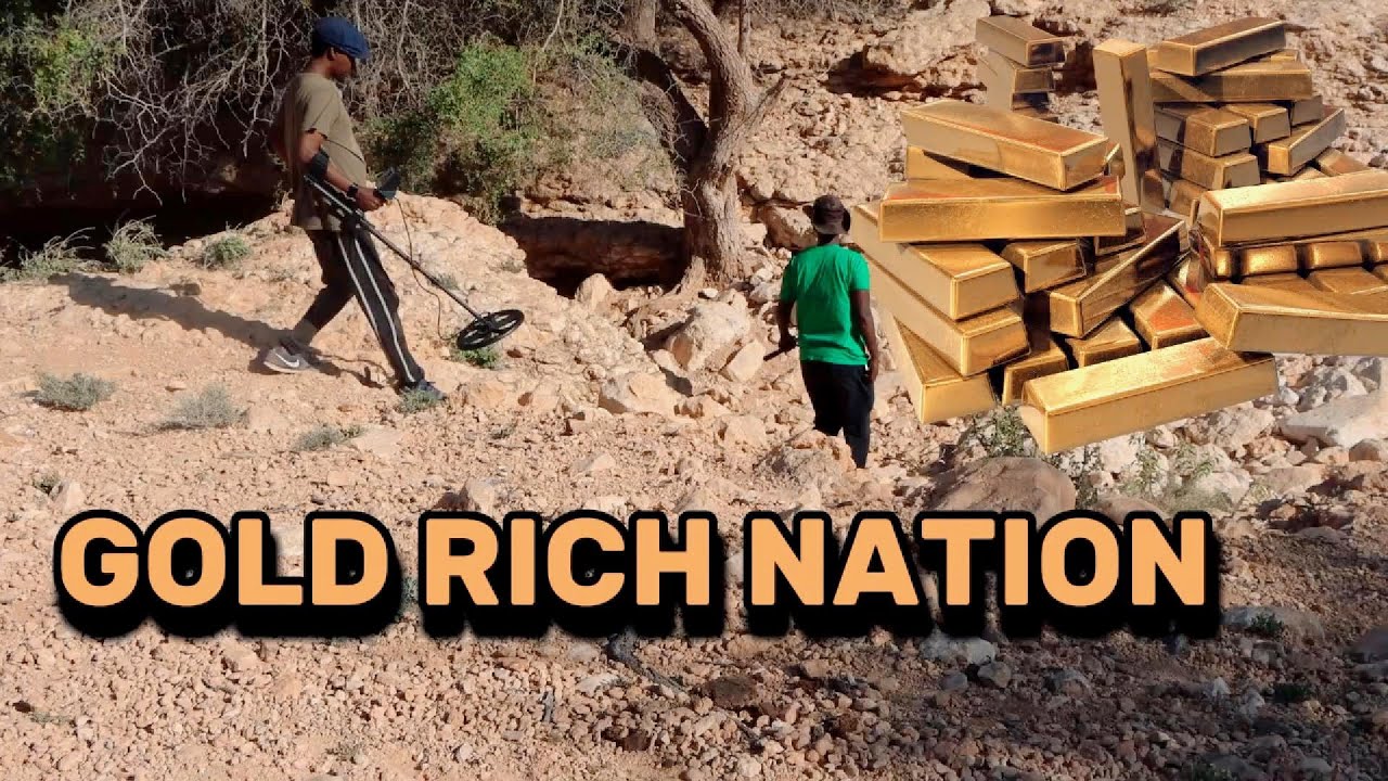 GOLD SEARCHING IN THE VALLEYS   OF SOMALIA ..