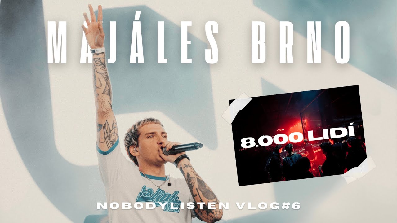 Vlastní stage pro 8.000 lidí?! | NobodyListen VLOG #6 (Majáles Brno)