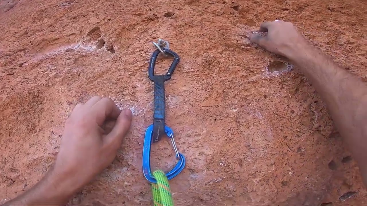 Climbing in Leonidio, Sector Mars, Route Jumanij 6c+ (8- UIAA)