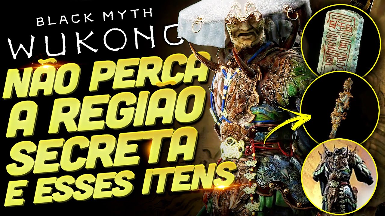 BLACK MYTH: WUKONG - ÁREA SECRETA IMPORTANTE E PERDÍVEL COM BOSSES, TROFÉU, ARMADURAS E MAIS!!!