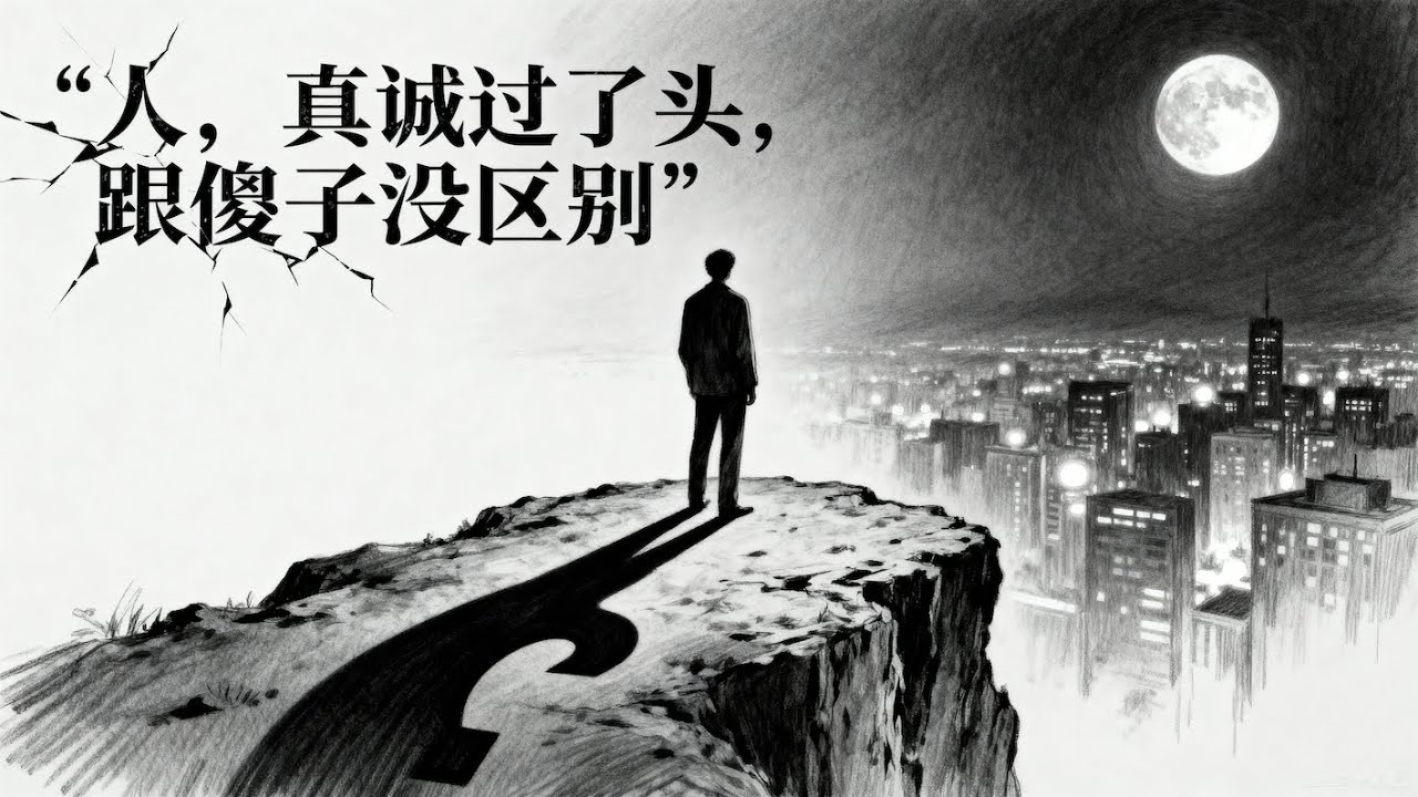 人，真诚过了头，跟傻子没区别