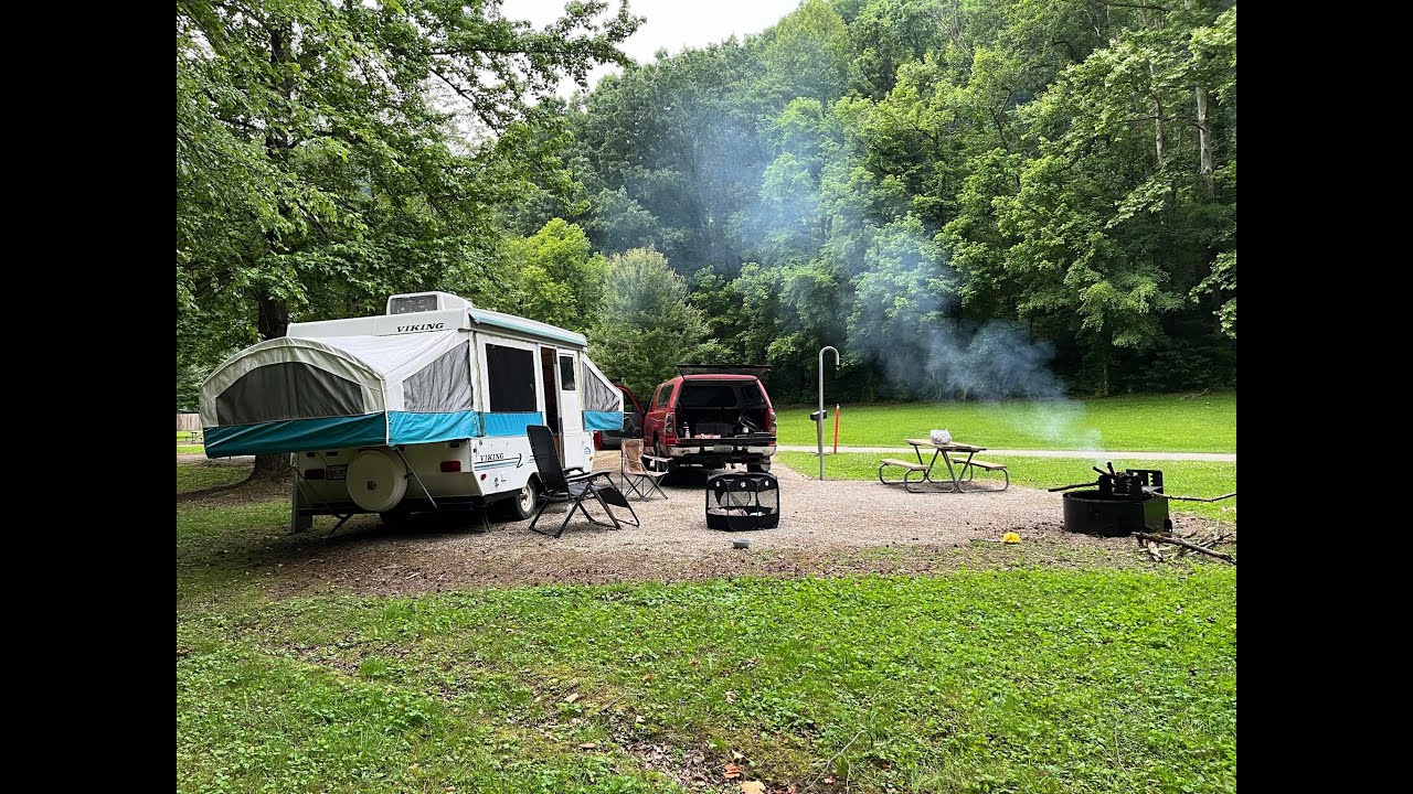 Busy weekend at Fish Trap Lake-Grapevine Campground-Phyliss, Kentucky Overview
