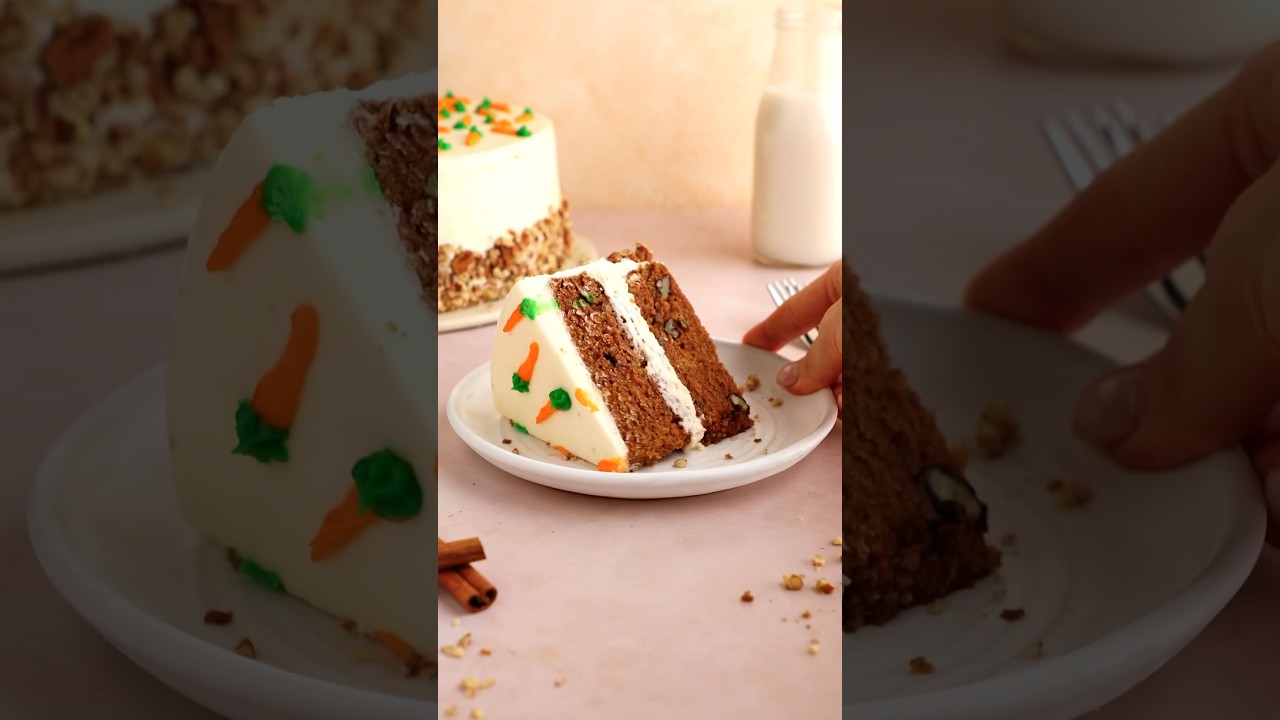 ЛУЧШИЙ Веганский морковный торт 🥕🍰
