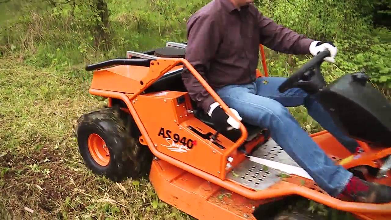 AS-Motor AS 940 Sherpa 4WD Aufsitzmäher Allmäher Wiesenmäher Hochgrasmäher im Einsatz