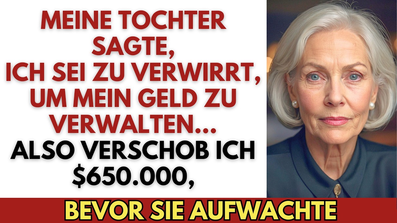 Meine Tochter nannte mich verwirrt—Also verschob ich $650.000 vor dem Frühstück