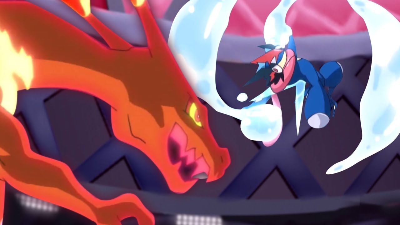 Charizard VS  Greninja Battle Bond - 4K - Pokemon 2020 AMV