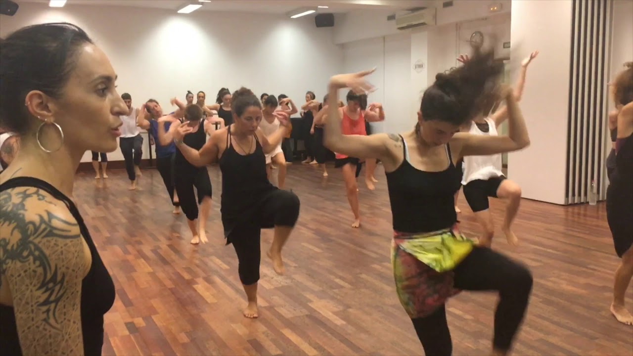 Entrenamiento de Danza Afro-Contemporánea con Cristina Rosa. Barcelona 2018