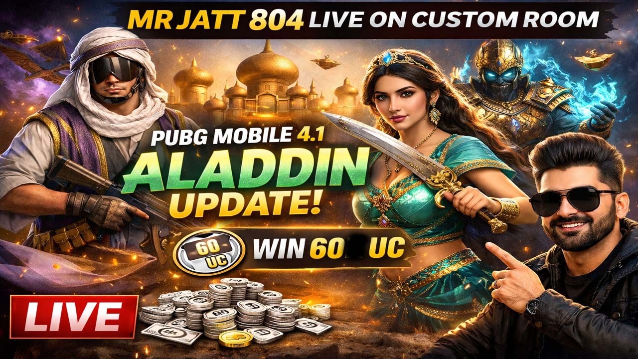 PUBG Mobile Live | win maps Livik and win Cash 500 Custom Rooms | Pubg  Mobile on MR jutt 804 Live