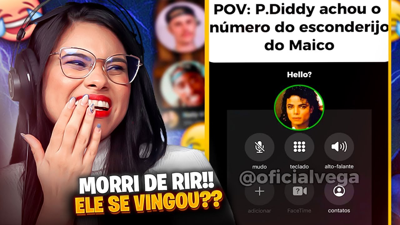 P DIDDY LIGOU PRO MICHAEL JACKSON! PARTE 1 😂