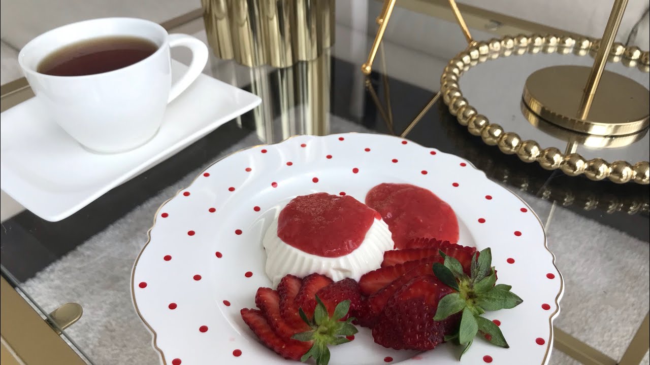 Panna Cotta I Helal Jelatinli Panna Cotta I  Pratik Tatli Tarifi