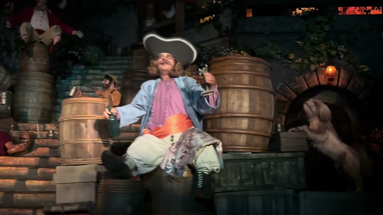 Riding Pirates of the Caribbean to end our night