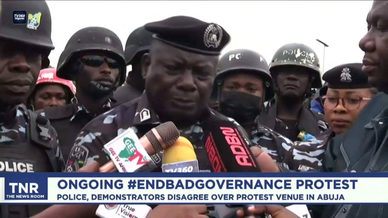 Ongoing #ENDBADGOVERNANCE Protest: Police Chief condemns tear- gassing  of protesters
