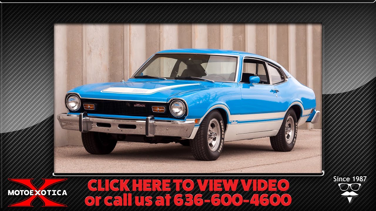 1974 Ford Maverick Grabber blue -- SOLD