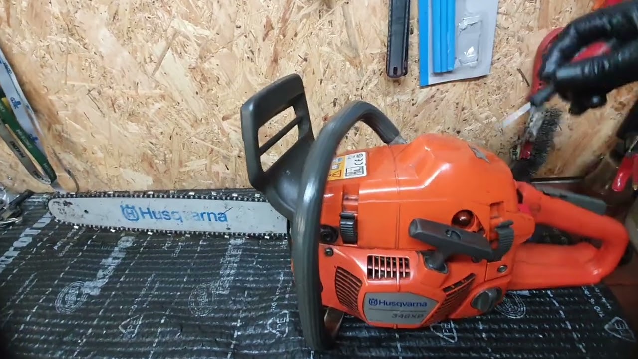 Husqvarna 346 xp z 2011 roku po wymianie cylindra i tłoka  z Husqvarna 353