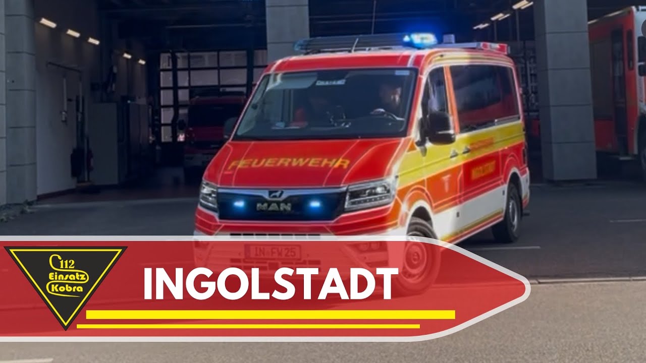 [Neuer I-Dienst+Löschzug, FF Mitte] Einsatzfahrten Feuerwehr Ingolstadt