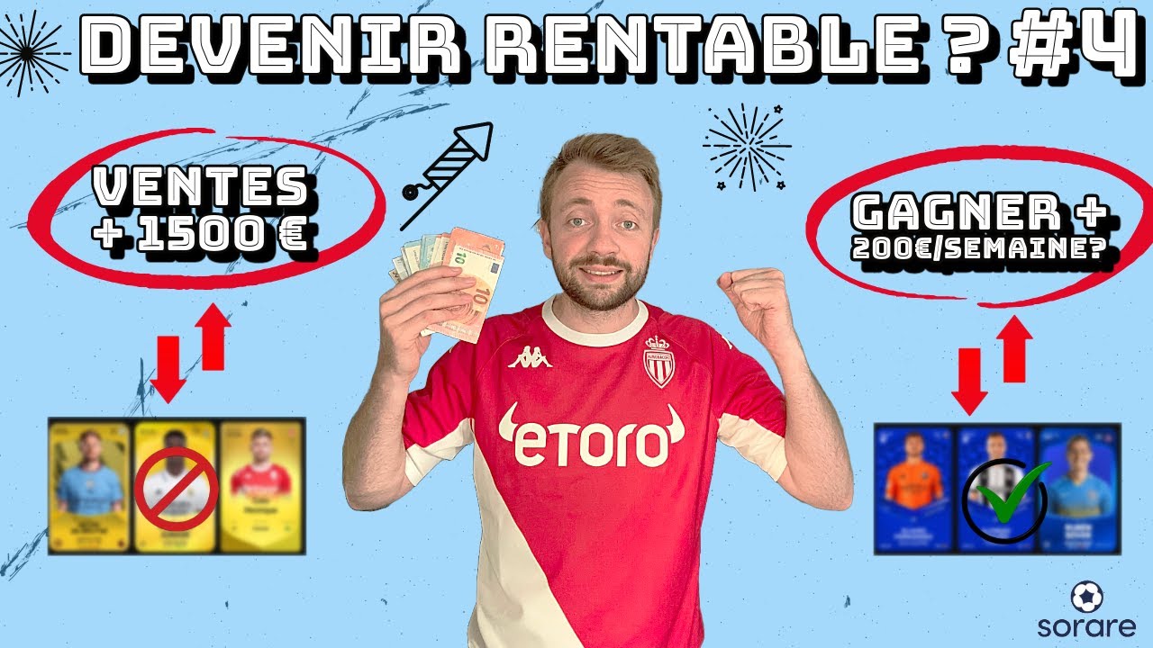 SORARE - JE VENDS + DE 1500 € DE CARTES 🔥  - NOUVELLE STRATÉGIE 2024 -DEVENIR + RENTABLE ? 