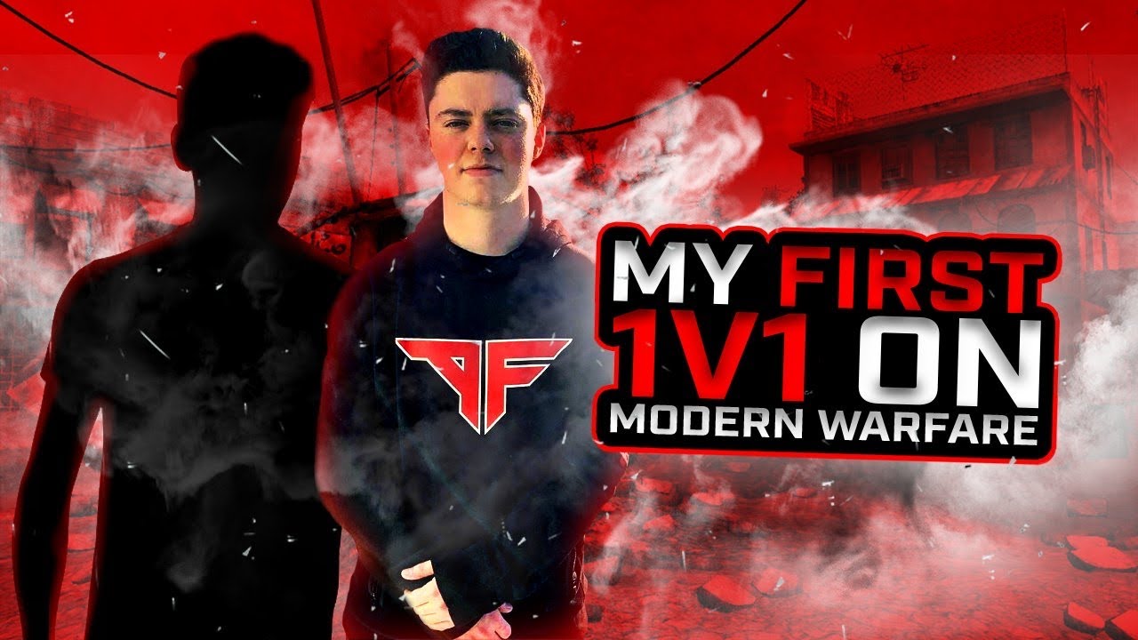 MY FIRST 1v1 ON MODERN WARFARE (CRASH)