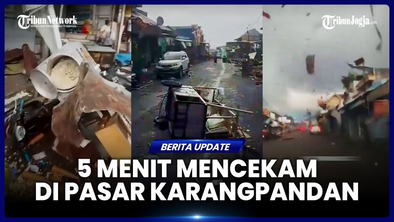 MOMEN MENCEKAM PENGENDARA MOBIL TERJEBAK AMUKAN PUTING BELIUNG DI KARANGANYAR