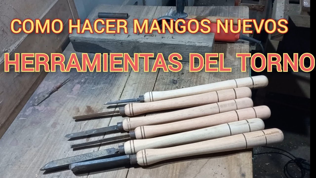 COMO HACER MANGOS PARA HERRAMIENTAS TORNEADAS