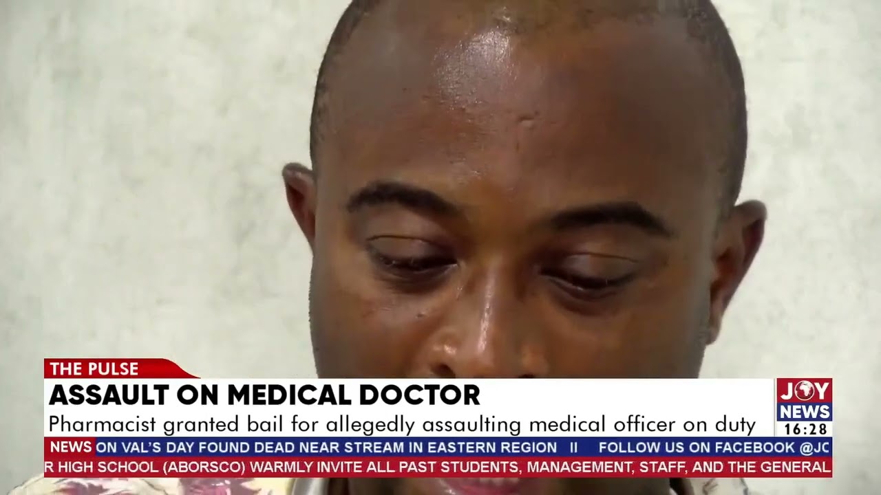 Pharmacist granted bail for allegedly assaulting a medical officer on duty.