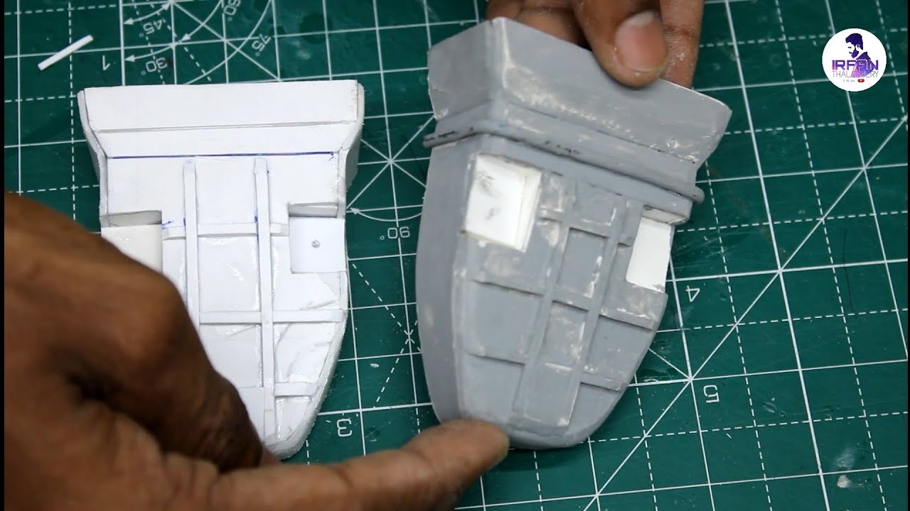 RC Miniature Bus Bonet Making | Irfan Thalassery
